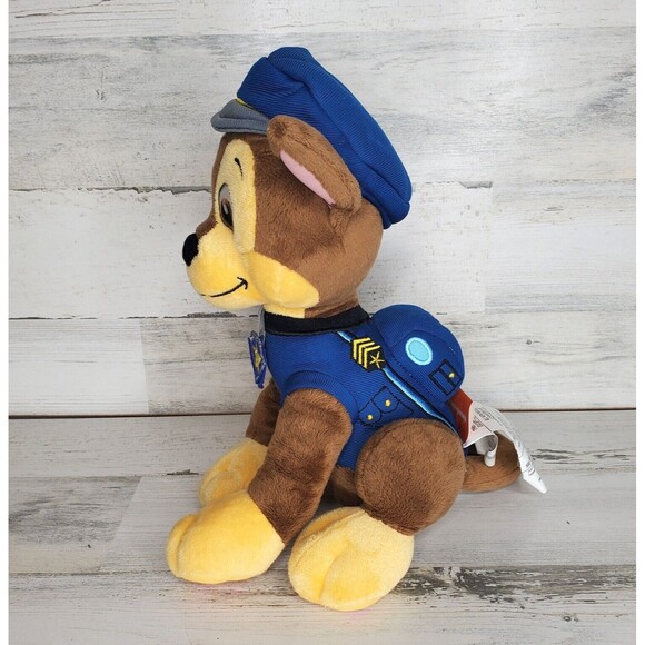 Nickelodeon Paw Patrol CHASE Police Dog Plush Stuffed Animal Toy 11" - Picture 2 of 7